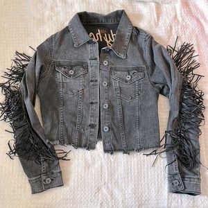 Fringe Denim Jacket